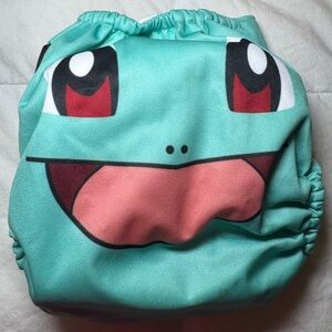 Squishy Tushies Pokémon Squirtle ( Limited edition) Cloth diaper with insert